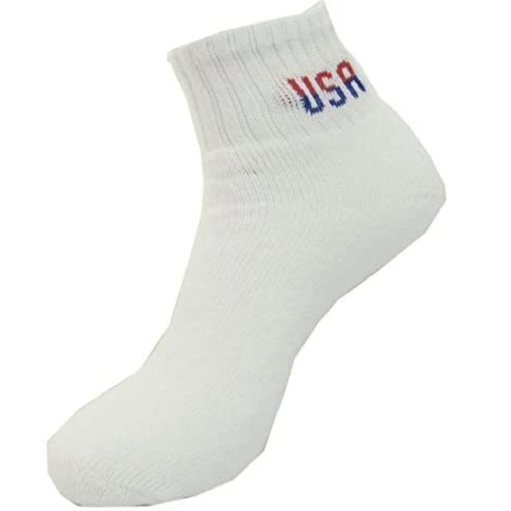 Adults Cotton Athletic Ankle Sports Socks 12 Pack